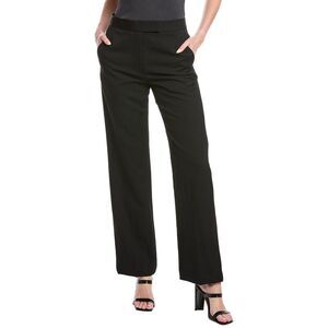 3.1 Phillip Lim Womens Relaxed Wool-Blend Pant, Black